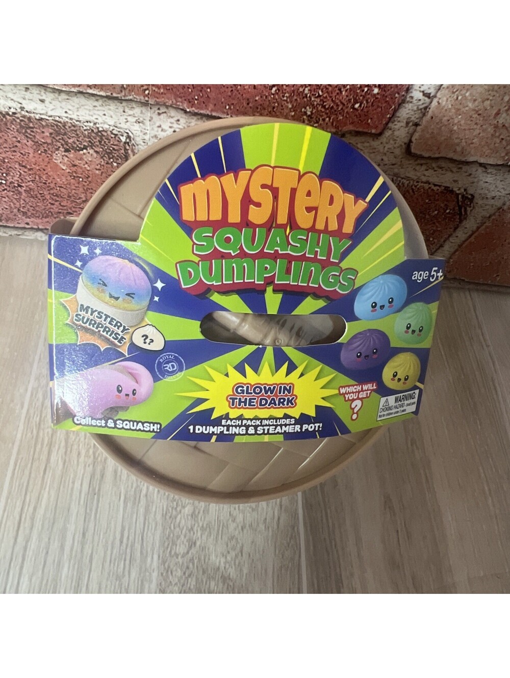 Mystery Squashy Dumpling - Glow in the Dark - New Sealed - Squishy